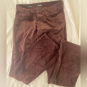 Low rise flare corduroy jeans